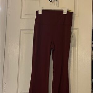 All in‎ Motion Burgundy Flare Pants